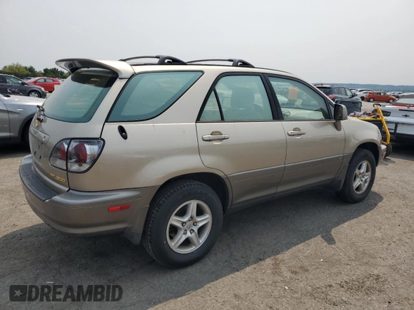 2003 Lexus RX 300 with VIN JTJHF10UX30293787, listed as a Copart auction lot 59606515 with 110,387 mi miles and Salvage title. Bid and sale history available at DreamBid. Image 3.