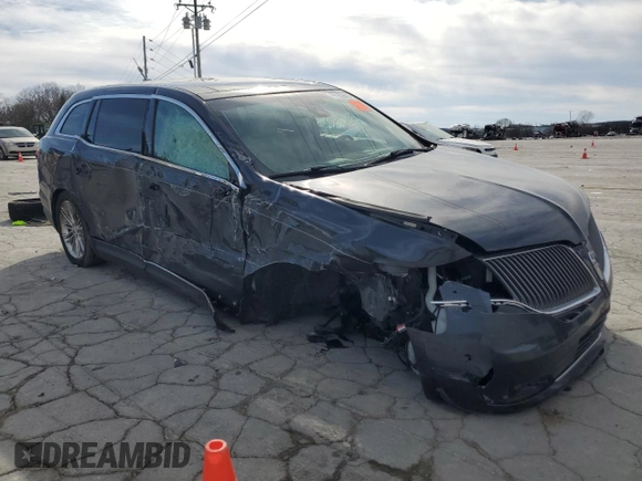 2014 Lincoln MKT EcoBoost with VIN 2LMHJ5AT1EBL57487, listed as a Copart auction lot 50182645 with 138,743 mi miles and Salvage Title. Bid and sale history available at DreamBid. Image 4.