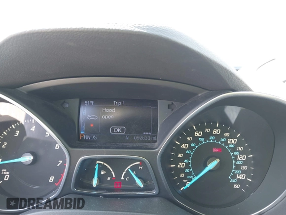 2013 Ford Escape Titanium with VIN 1FMCU0J94DUB06332, listed as a IAAI auction lot 41824742 with 92,633 mi miles. Bid and sale history available at carsss.com. Image 7.