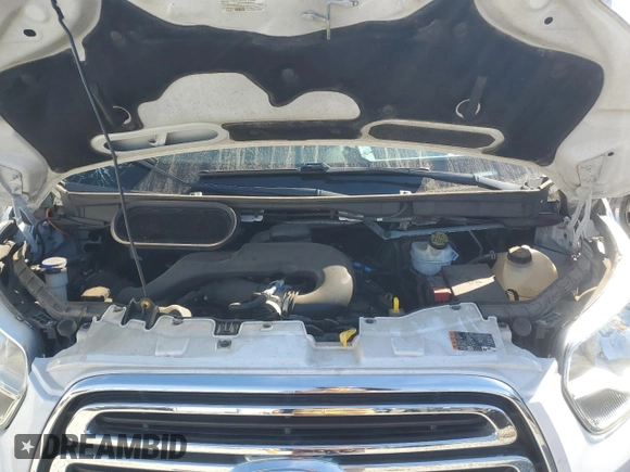 2015 Ford Transit Passenger XL with VIN 1FBAX2CM1FKB00328, listed as a Copart auction lot 43079865 with 55,851 mi miles and Salvage Title. Bid and sale history available at carsss.com. Image 12.