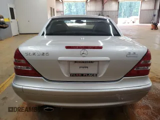 2001 Mercedes-Benz SLK 230/320 with VIN WDBKK65F31F210009, listed as a Copart auction lot 59847695 with 41,252 mi miles and Salvage title. Bid and sale history available at DreamBid. Image 6.