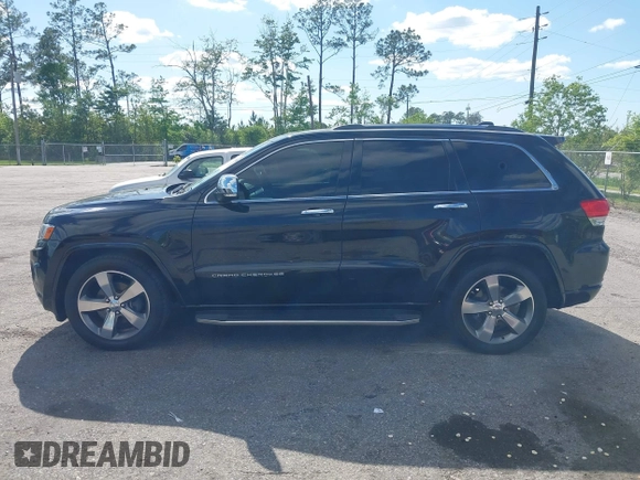 2014 Jeep Grand Cherokee Overland with VIN 1C4RJECG8EC417995, listed as a IAAI auction lot 41959550 with 155,029 mi miles. Bid and sale history available at carsss.com. Image 14.
