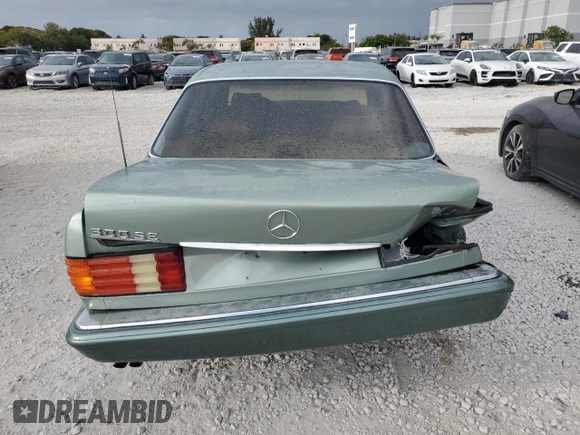 1989 Mercedes-Benz 300 with VIN WDBCA24D0KA457759, listed as a Copart auction lot 47920625 with 174,332 mi miles and Salvage Title. Bid and sale history available at DreamBid. Image 6.