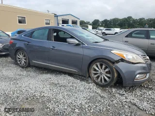 2013 Hyundai Azera with VIN KMHFH4JG6DA224701, listed as a Copart auction lot 64902084 with 0 mi miles and Salvage Title. Bid and sale history available at carsss.com. Image 4.
