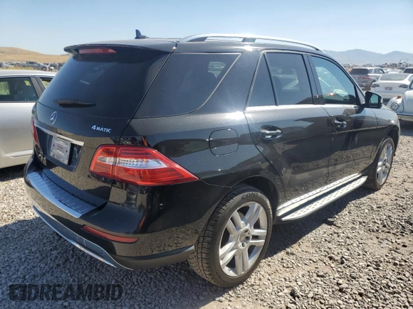 2015 Mercedes-Benz M 350 with VIN 4JGDA5HB9FA509536, listed as a Copart auction lot 64651965 with 134,922 mi miles and Salvage title. Bid and sale history available at DreamBid. Image 3.
