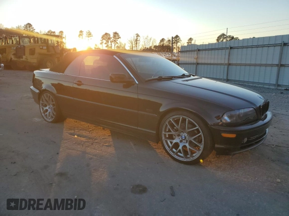 2001 BMW 3 Series 325Ci with VIN WBABS33461JY41462, listed as a Copart auction lot 84699544 with 234,612 mi miles and Salvage Title. Bid and sale history available at carsss.com. Image 4.