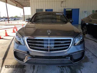 2019 Mercedes-Benz S with VIN WDDUG7KBXKA424017, listed as a Copart auction lot 47833615 with 50,813 mi miles and Salvage Title. Bid and sale history available at DreamBid. Image 5.