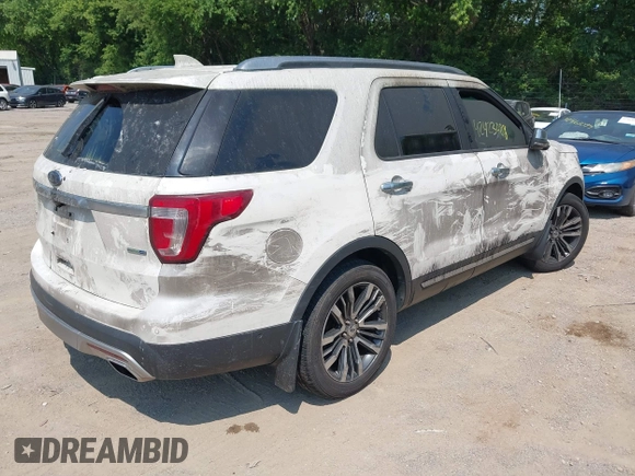 2016 Ford Explorer Platinum z VIN 1FM5K8HT1GGC31323, wystawiony jako IAAI lot #42423088 z przebiegiem 179 246 mil mil oraz . Historia ofert i sprzedaży dostępna na DreamBid. Obrazek 4.