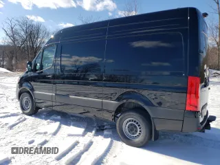 2024 Mercedes-Benz Sprinter with VIN W1Y4NBHY7RT191884, listed as a Copart auction lot 44954555 with 16 mi miles and Salvage Title. Bid and sale history available at DreamBid. Image 2.