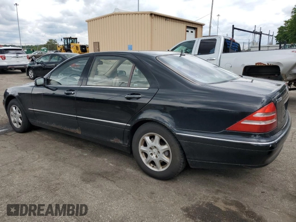 2002 Mercedes-Benz S 500 z VIN WDBNG75J62A235493, wystawiony jako Copart lot #58168615 z przebiegiem 5 702 mil mil oraz Szkoda całkowita • Salvage title. Historia ofert i sprzedaży dostępna na DreamBid. Obrazek 2.