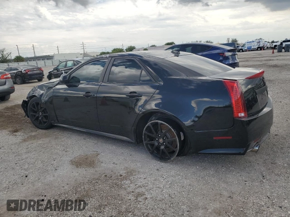 2012 Cadillac CTS-V z VIN 1G6DV5EP7C0153133, wystawiony jako Copart lot #76291684 z przebiegiem 67 696 mil mil oraz Szkoda całkowita • Salvage title. Historia ofert i sprzedaży dostępna na DreamBid. Obrazek 2.