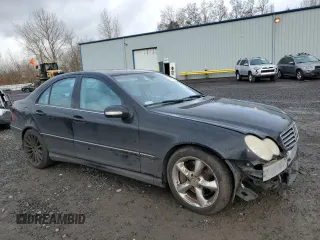 2006 Mercedes-Benz C 230 Sport with VIN WDBRF52H16F766913, listed as a Copart auction lot 42651805 with 129,701 mi miles and Salvage Title. Bid and sale history available at carsss.com. Image 4.