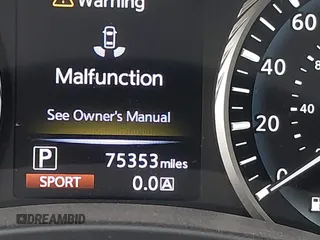 2020 Infiniti Q50 Luxe with VIN JN1EV7AP5LM201081, listed as a IAAI auction lot 42141354 with 75,353 mi miles and . Bid and sale history available at DreamBid. Image 16.