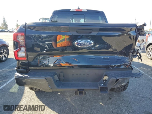 2024 Ford Ranger XLT with VIN 1FTER4GH6RLE18508, listed as a Copart auction lot 46178955 with 3,901 mi miles and Salvage Title. Bid and sale history available at DreamBid. Image 6.