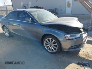 2013 Audi A4 Premium Plus with VIN WAUFFAFL5DN025031, listed as a IAAI auction lot 41822559 with 134,756 mi miles. Bid and sale history available at carsss.com. Image 1.