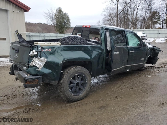 2015 Chevrolet Silverado 1500 High Country with VIN 3GCUKTEJ7FG493940, listed as a Copart auction lot 82347324 with 0 mi miles and Salvage Title. Bid and sale history available at carsss.com. Image 3.