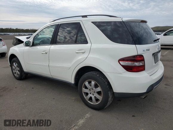 2007 Mercedes-Benz M 350 with VIN 4JGBB86E67A269799, listed as a Copart auction lot 53234715 with 83,236 mi miles and Salvage Title. Bid and sale history available at DreamBid. Image 2.