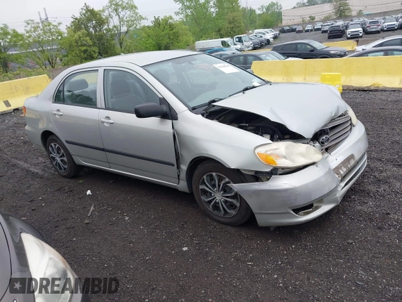2003 Toyota Corolla CE with VIN 2T1BR32EX3C131746, listed as a IAAI auction lot 42188040 with 88,192 mi miles and . Bid and sale history available at DreamBid. Image 1.