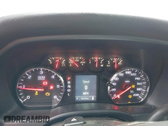 2017 Chevrolet Silverado 1500 Custom with VIN 1GCVKPEC9HZ357602, listed as a IAAI auction lot 41168820 with 54,553 mi miles. Bid and sale history available at carsss.com. Image 7.