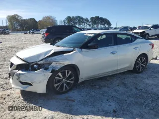 2017 Nissan Maxima SV with VIN 1N4AA6AP8HC365073, listed as a Copart auction lot 50024285 with 91,429 mi miles and Salvage Title. Bid and sale history available at DreamBid. Image 1.