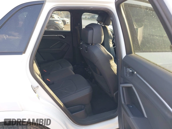 2022 Audi Q3 S line Premium Plus with VIN WA1EECF35N1063231, listed as a IAAI auction lot 41941891 with 43,891 mi miles and . Bid and sale history available at DreamBid. Image 8.