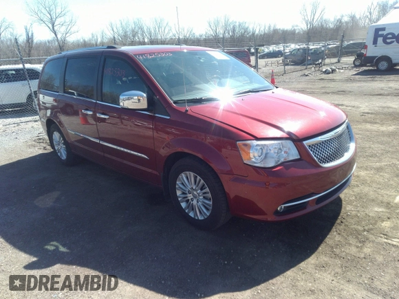 2014 Chrysler Town & Country Limited with VIN 2C4RC1GG5ER463952, listed as a IAAI auction lot 41825303 with 150,131 mi miles and . Bid and sale history available at DreamBid. Image 1.
