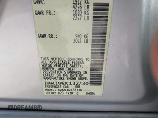 2018 Nissan Altima SR with VIN 1N4AL3AP6JC132730, listed as a IAAI auction lot 41585178 with 128,882 mi miles and . Bid and sale history available at DreamBid. Image 9.