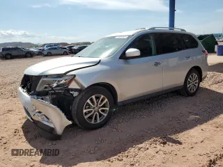 2016 Nissan Pathfinder S with VIN 5N1AR2MN7GC616925, listed as a Copart auction lot 65597565 with 96,412 mi miles and Salvage title. Bid and sale history available at DreamBid. Image 1.