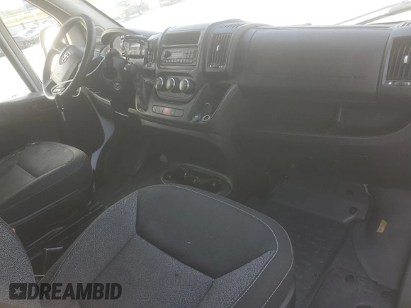 2017 Ram ProMaster Cargo with VIN 3C6TRVNG2HE503044, listed as a Copart auction lot 53714575 with 374,754 mi miles and Clean Title. Bid and sale history available at carsss.com. Image 8.