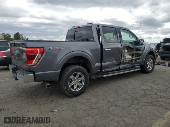 2023 Ford F-150 XL with VIN 1FTFW1ED3PFD31351, listed as a Copart auction lot 53432125 with 9,949 mi miles and Salvage Title. Bid and sale history available at carsss.com. Image 3.