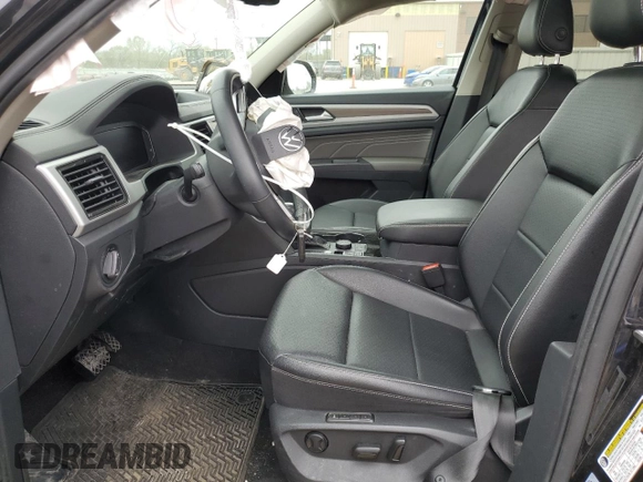 2021 Volkswagen Atlas SEL with VIN 1V2BP2CAXMC603447, listed as a Copart auction lot 50500474 with 52,691 mi miles and Salvage title. Bid and sale history available at DreamBid. Image 7.