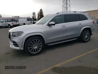2020 Mercedes-Benz GLS with VIN 4JGFF8GE8LA158475, listed as a Copart auction lot 81834244 with 89,257 mi miles and Clean Title. Bid and sale history available at carsss.com. Image 1.