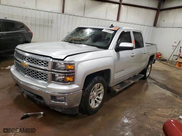2015 Chevrolet Silverado 1500 LT with VIN 3GCUKREC7FG479413, listed as a Copart auction lot 44534945 with 110,455 mi miles and Clean Title. Bid and sale history available at carsss.com. Image 1.