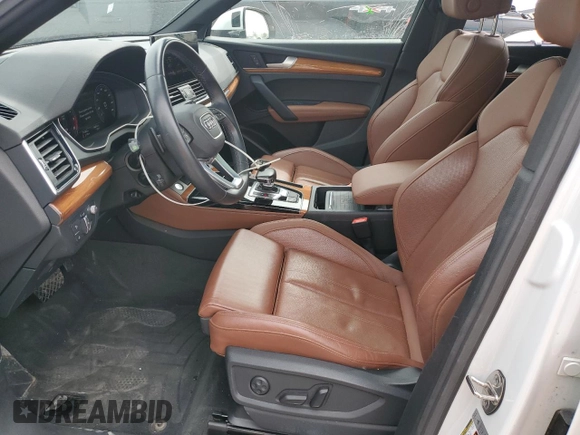 2021 Audi Q5 Prestige with VIN WA1CAAFY4M2039711, listed as a Copart auction lot 50945645 with 79,365 mi miles and Salvage Title. Bid and sale history available at carsss.com. Image 7.