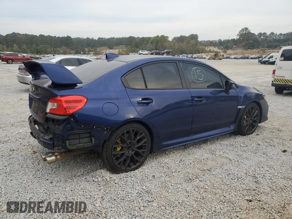 2018 Subaru WRX STI with VIN JF1VA2M69J9817418, listed as a Copart auction lot 68281693 with 78,645 mi miles. Bid and sale history available at carsss.com. Image 3.