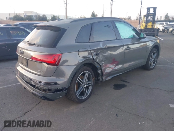 2023 Audi Q5 S line Prestige with VIN WA1F2AFY5P2128024, listed as a IAAI auction lot 41772429 with 10,106 mi miles. Bid and sale history available at carsss.com. Image 4.