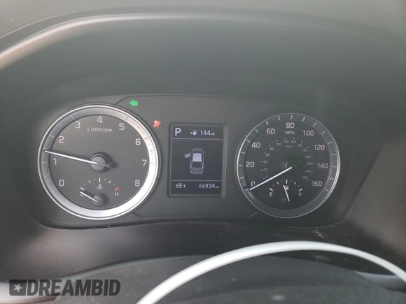 2019 Hyundai Sonata SE with VIN 5NPE24AF8KH817085, listed as a Copart auction lot 46851365 with 66,834 mi miles and Salvage Title. Bid and sale history available at DreamBid. Image 9.
