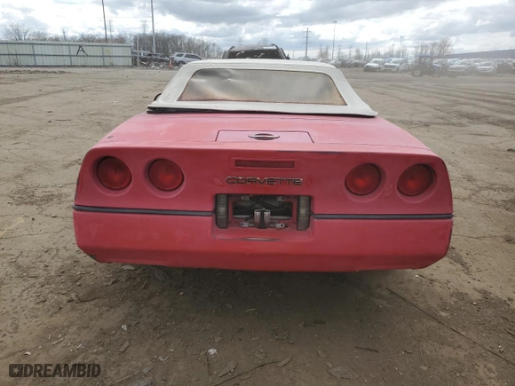 1986 Chevrolet Corvette with VIN 1G1YY6783G5901816, listed as a Copart auction lot 54117865 with 49,204 mi miles and Clean Title. Bid and sale history available at carsss.com. Image 6.