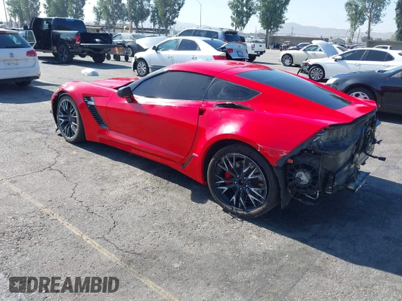 2016 Chevrolet Corvette Z06 3LZ with VIN 1G1YU2D62G5609288, listed as a IAAI auction lot 42498445 with 55,696 mi miles and . Bid and sale history available at DreamBid. Image 3.