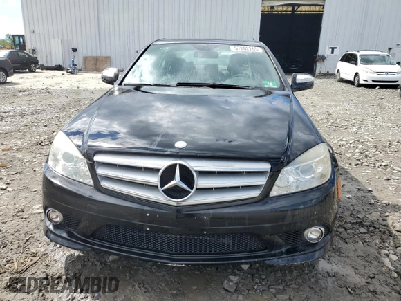 2008 Mercedes-Benz C 300 Sport with VIN WDDGF81X08F173751, listed as a Copart auction lot 57802265 with 94,433 mi miles and Salvage title. Bid and sale history available at DreamBid. Image 5.