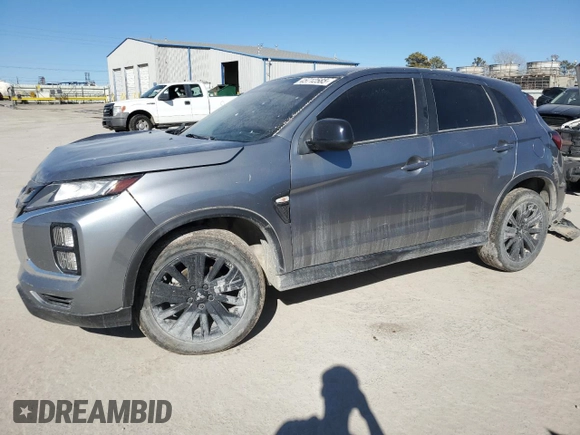 2022 Mitsubishi Outlander Sport ES with VIN JA4ARUAU1NU014051, listed as a Copart auction lot 45712585 with 53,436 mi miles and Salvage Title. Bid and sale history available at carsss.com. Image 1.