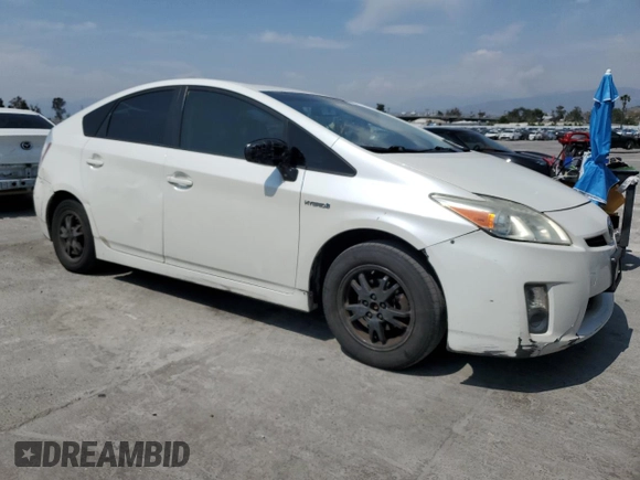 2011 Toyota Prius I with VIN JTDKN3DU4B0326931, listed as a Copart auction lot 55527345 with 181,462 mi miles and Salvage Title. Bid and sale history available at DreamBid. Image 4.