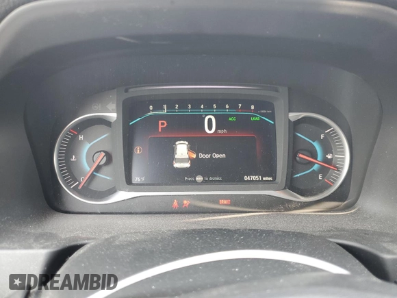 2019 Honda Passport EX-L with VIN 5FNYF8H51KB005843, listed as a Copart auction lot 59501565 with 47,051 mi miles and Salvage title. Bid and sale history available at DreamBid. Image 9.