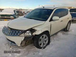 2006 Nissan Murano S with VIN JN8AZ08T26W425013, listed as a Copart auction lot 46355165 with 170,251 mi miles and Salvage Title. Bid and sale history available at carsss.com. Image 1.