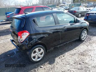 2020 Chevrolet Spark LS with VIN KL8CB6SA8LC477514, listed as a IAAI auction lot 41706916 with 76,672 mi miles. Bid and sale history available at carsss.com. Image 4.