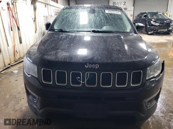 2019 Jeep Compass Sport with VIN 3C4NJDAB0KT802788, listed as a Copart auction lot 39840144 with 121,229 mi miles and Salvage title. Bid and sale history available at DreamBid. Image 5.