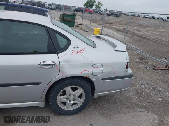 2003 Chevrolet Impala LS z VIN 2G1WH52K039452080, wystawiony jako IAAI lot #42303497 z przebiegiem 208 896 mil mil oraz . Historia ofert i sprzedaży dostępna na DreamBid. Obrazek 16.