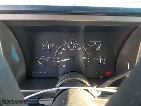 1994 Chevrolet C/K 1500 with VIN 1GCEC19K7RE245496, listed as a Copart auction lot 50808795 with 174,577 mi miles and Salvage Title. Bid and sale history available at carsss.com. Image 9.