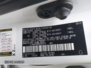 2021 Lexus GX 460 Premium with VIN JTJAM7BX8M5289419, listed as a IAAI auction lot 42037078 with 32,003 mi miles and . Bid and sale history available at DreamBid. Image 9.