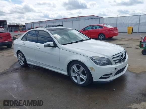 2011 Mercedes-Benz C 300 Sport with VIN WDDGF8BB5BR151334, listed as a IAAI auction lot 42083586 with 184,963 mi miles and . Bid and sale history available at DreamBid. Image 1.